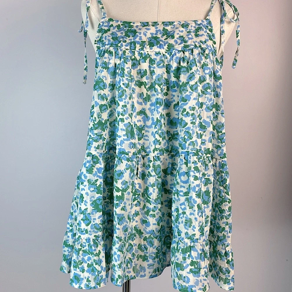 Entro It's A New Beginning Green Leopard Tank - Picture 4 of 15